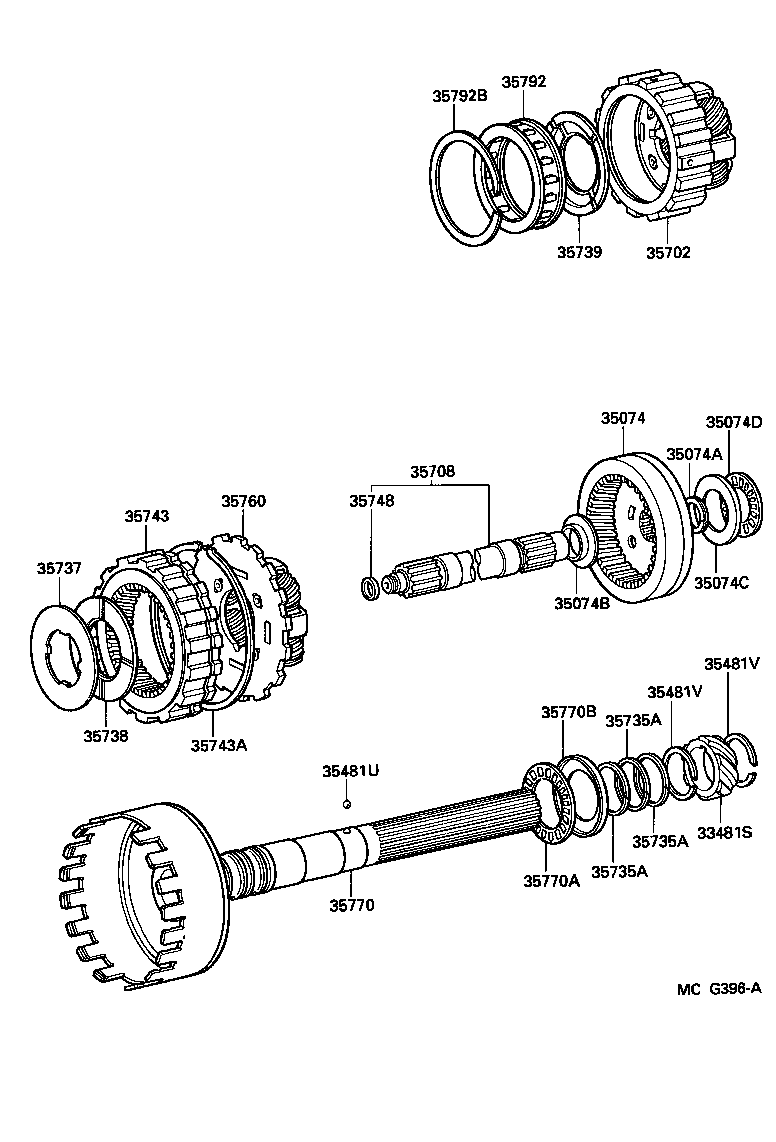  4 RUNNER TRUCK |  PLANETARY GEAR REVERSE PISTON COUNTER GEAR ATM