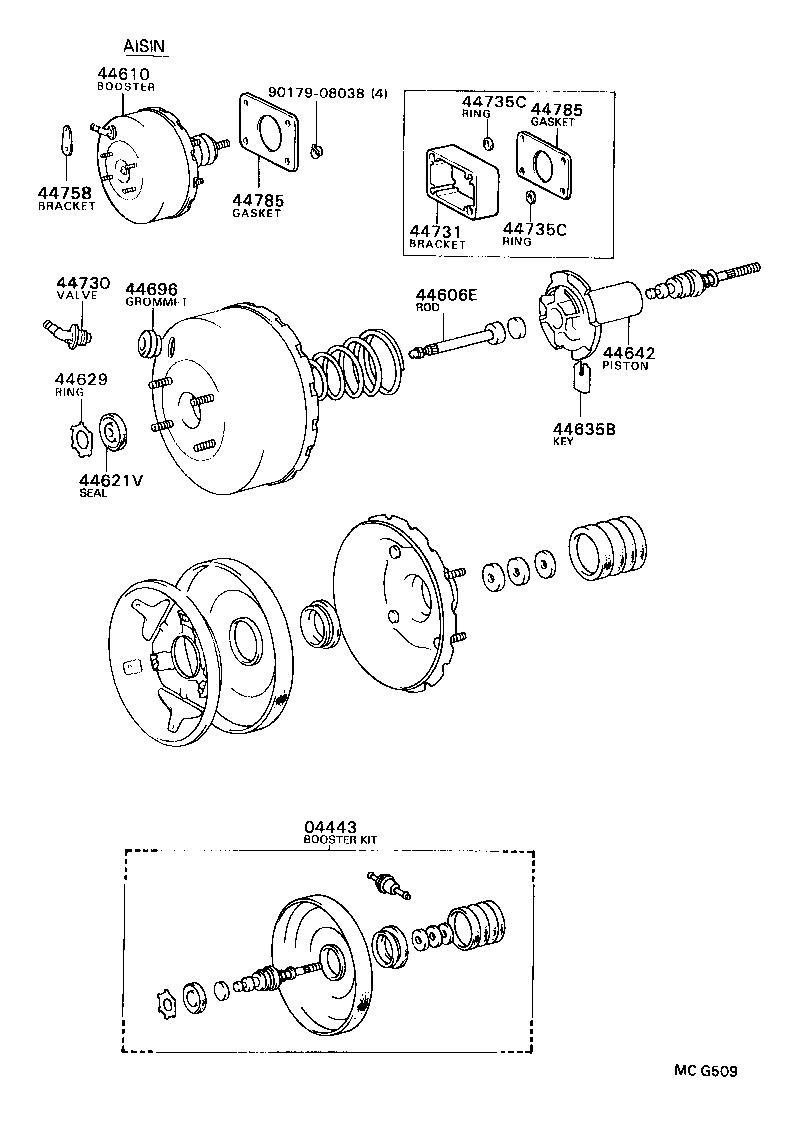  HILUX 2WD |  BRAKE BOOSTER VACUUM TUBE