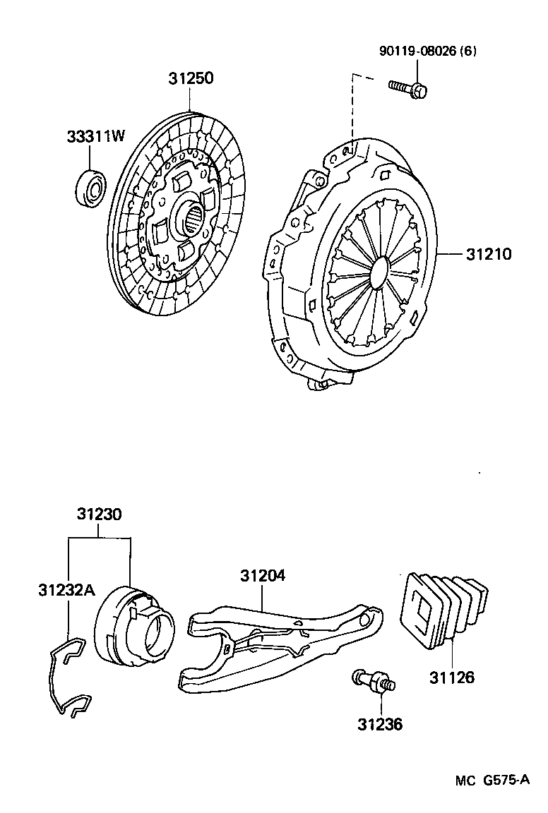  VAN |  CLUTCH RELEASE FORK