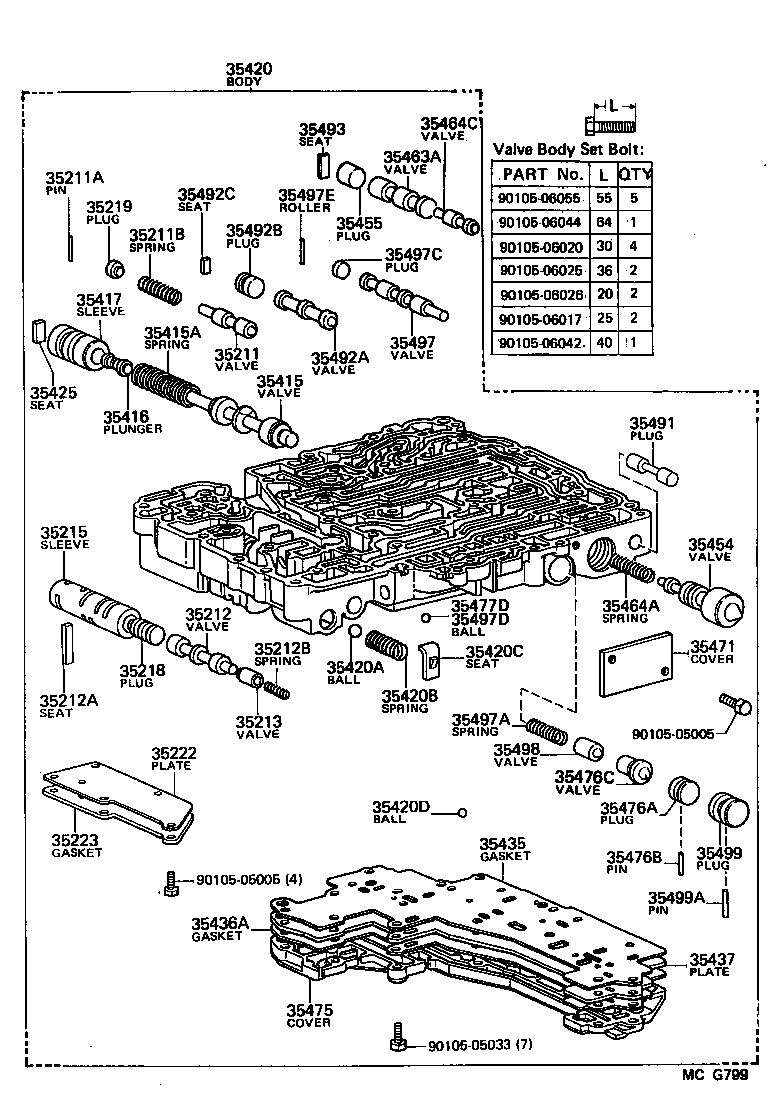  VAN |  VALVE BODY OIL STRAINER ATM