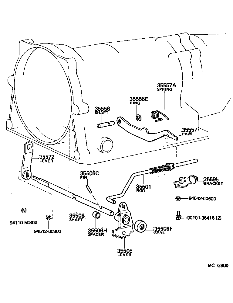  VAN |  THROTTLE LINK VALVE LEVER ATM