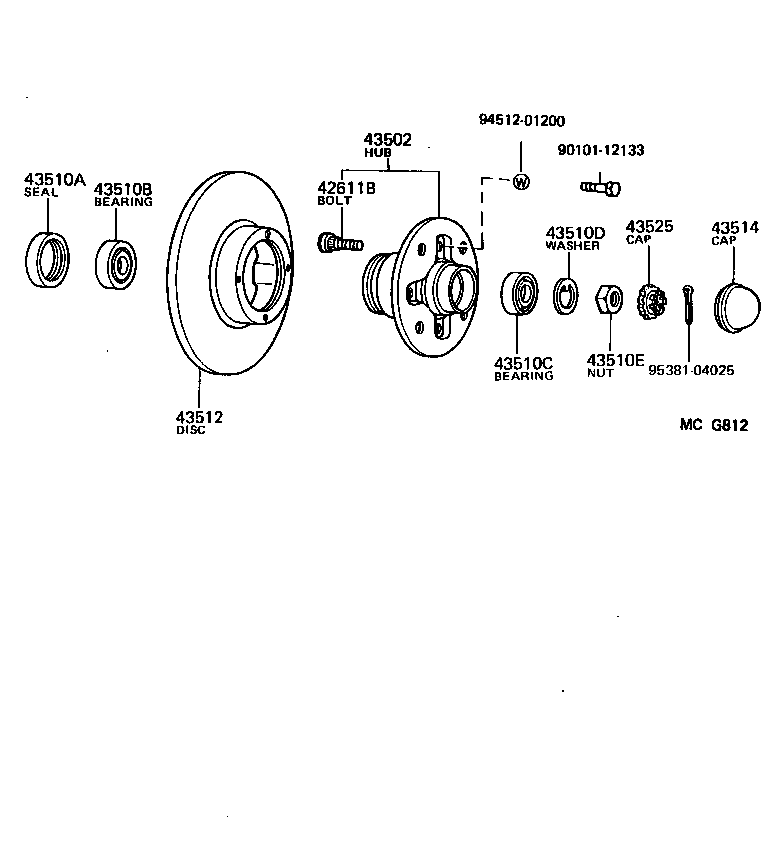  VAN |  FRONT AXLE HUB
