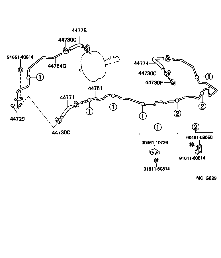  VAN |  BRAKE BOOSTER VACUUM TUBE