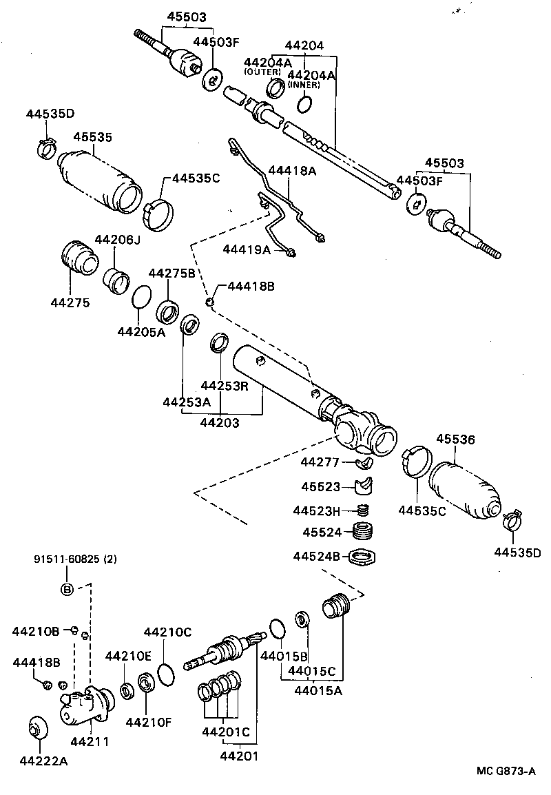  VAN |  FRONT STEERING GEAR LINK