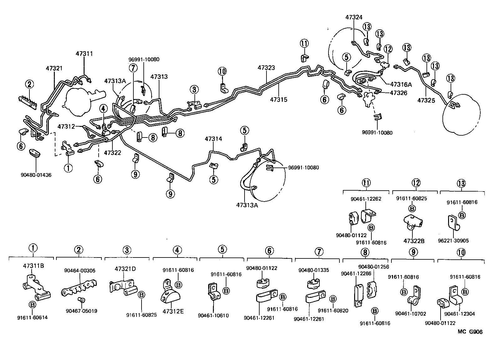  VAN |  BRAKE TUBE CLAMP
