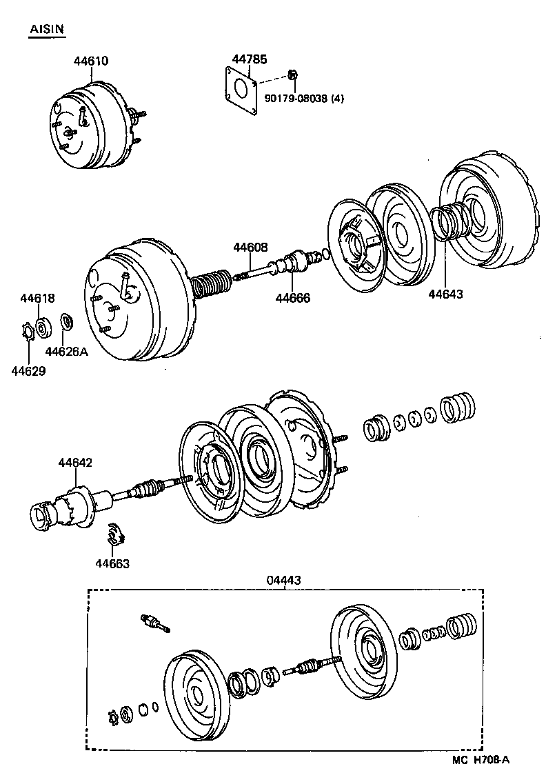  ES250 |  BRAKE BOOSTER VACUUM TUBE