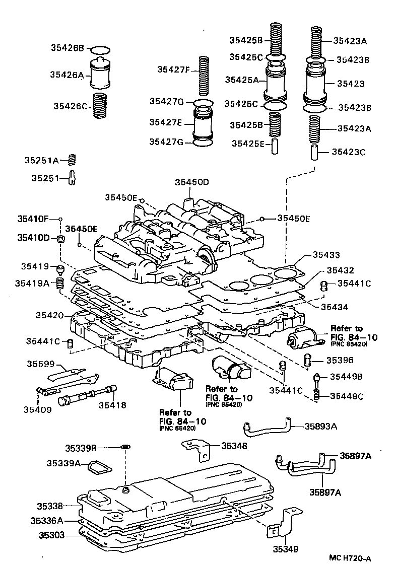  4 RUNNER TRUCK |  VALVE BODY OIL STRAINER ATM