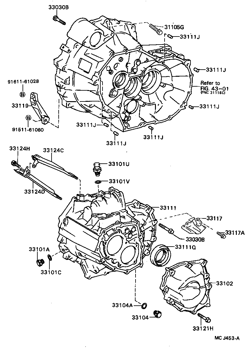  CELICA |  CLUTCH HOUSING TRANSMISSION CASE MTM