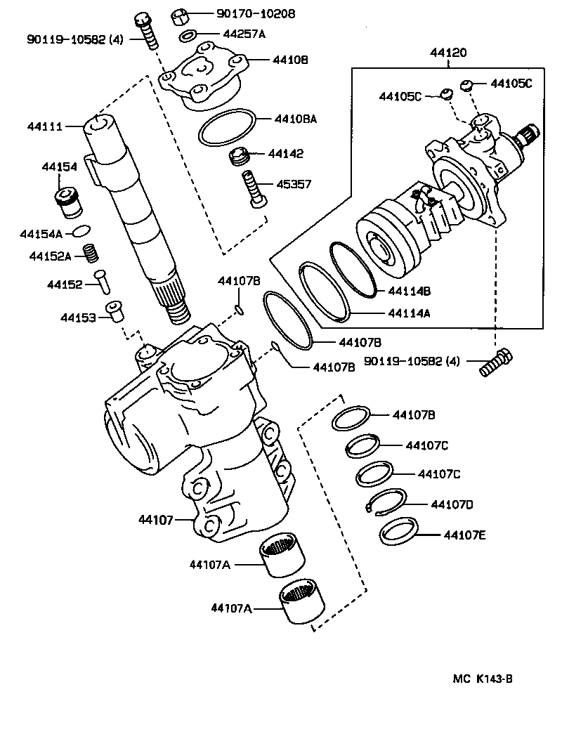  LX450 |  FRONT STEERING GEAR LINK