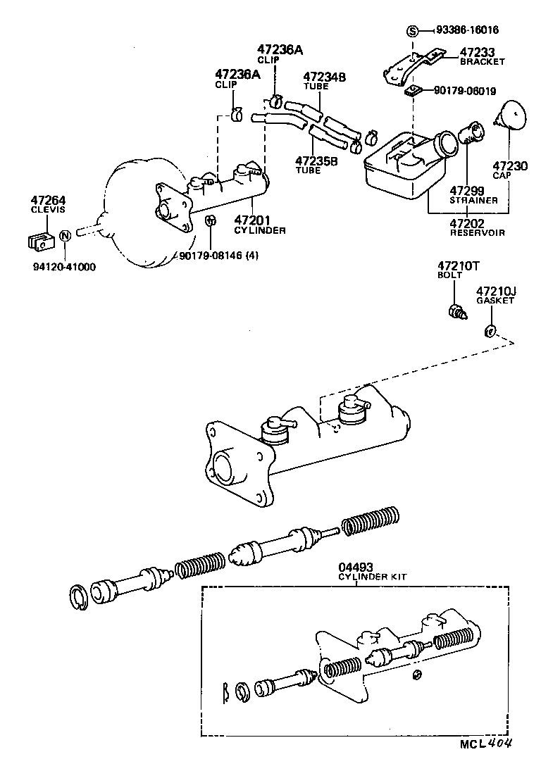  VAN |  BRAKE MASTER CYLINDER