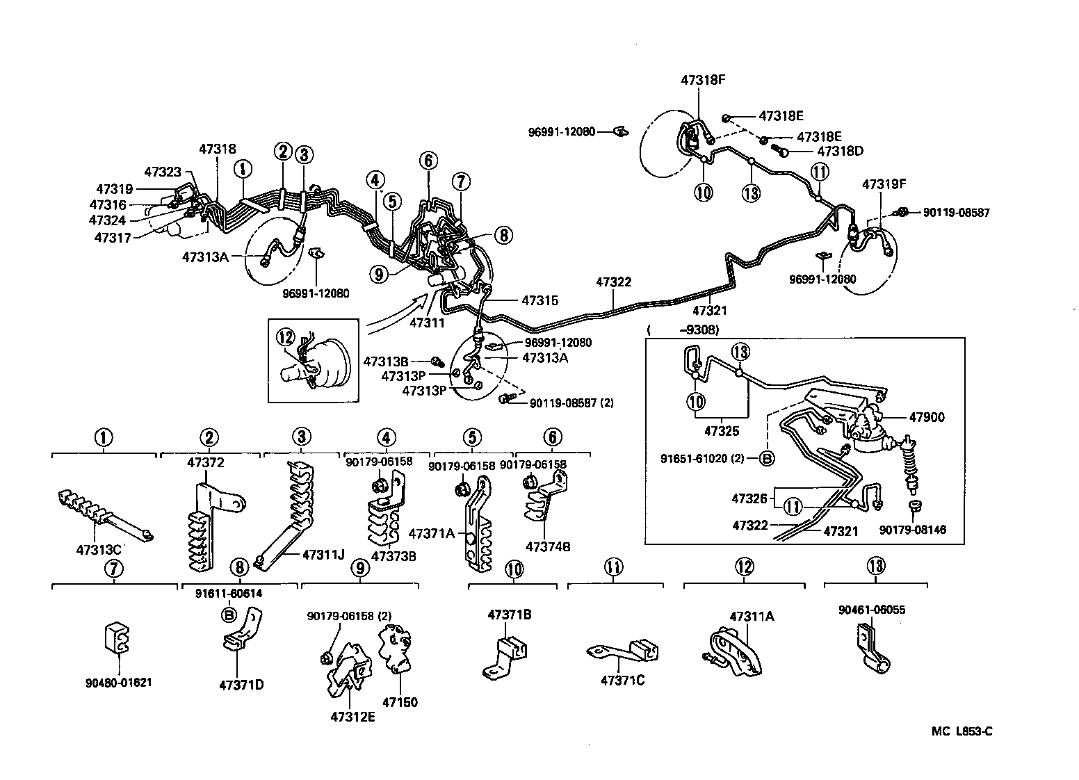  ES300 |  BRAKE TUBE CLAMP