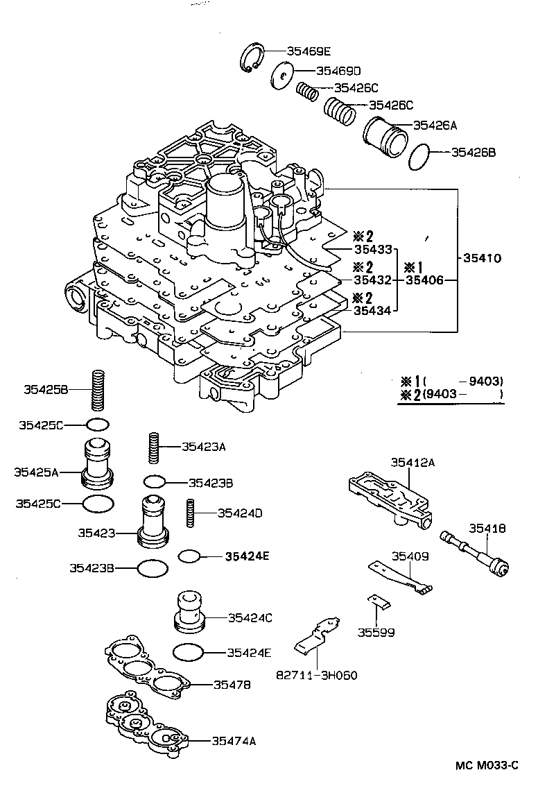  ES300 |  VALVE BODY OIL STRAINER ATM