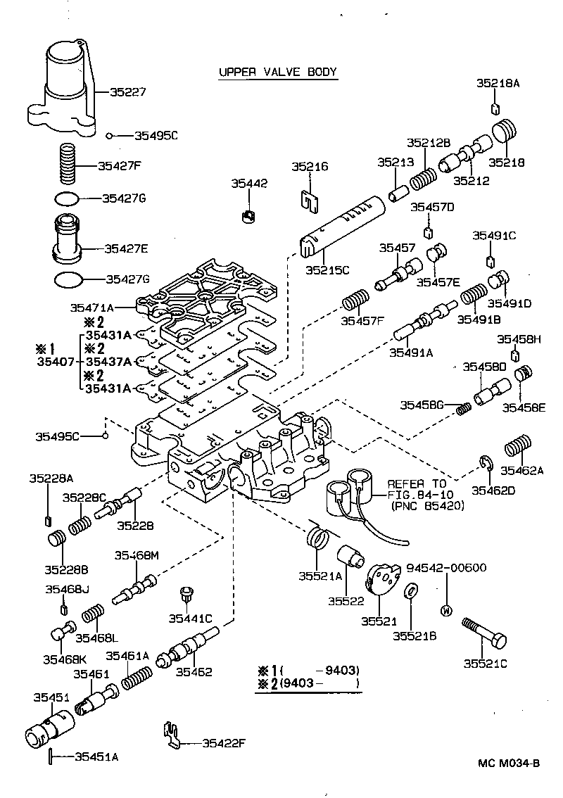  ES300 |  VALVE BODY OIL STRAINER ATM