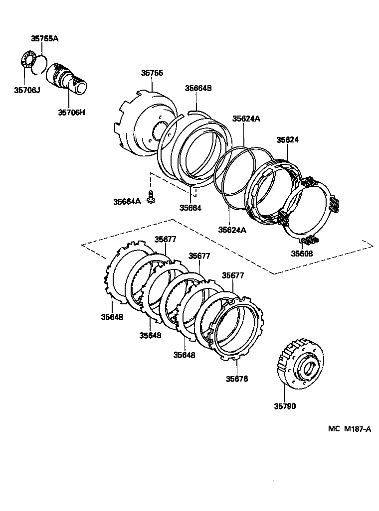  CAMRY JPP |  CENTER SUPPORT PLANETARY SUN GEAR ATM