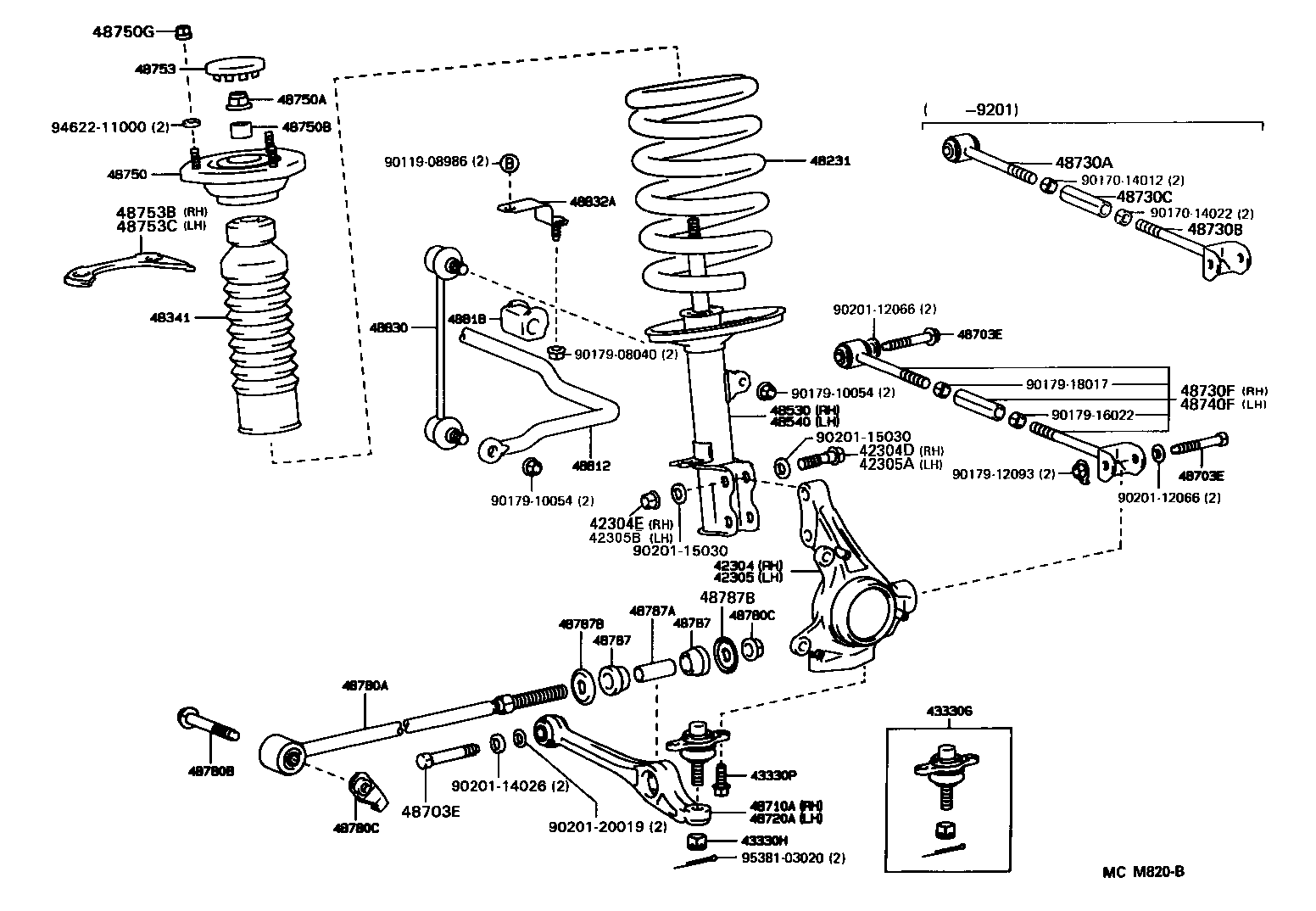  MR2 |  REAR SPRING SHOCK ABSORBER