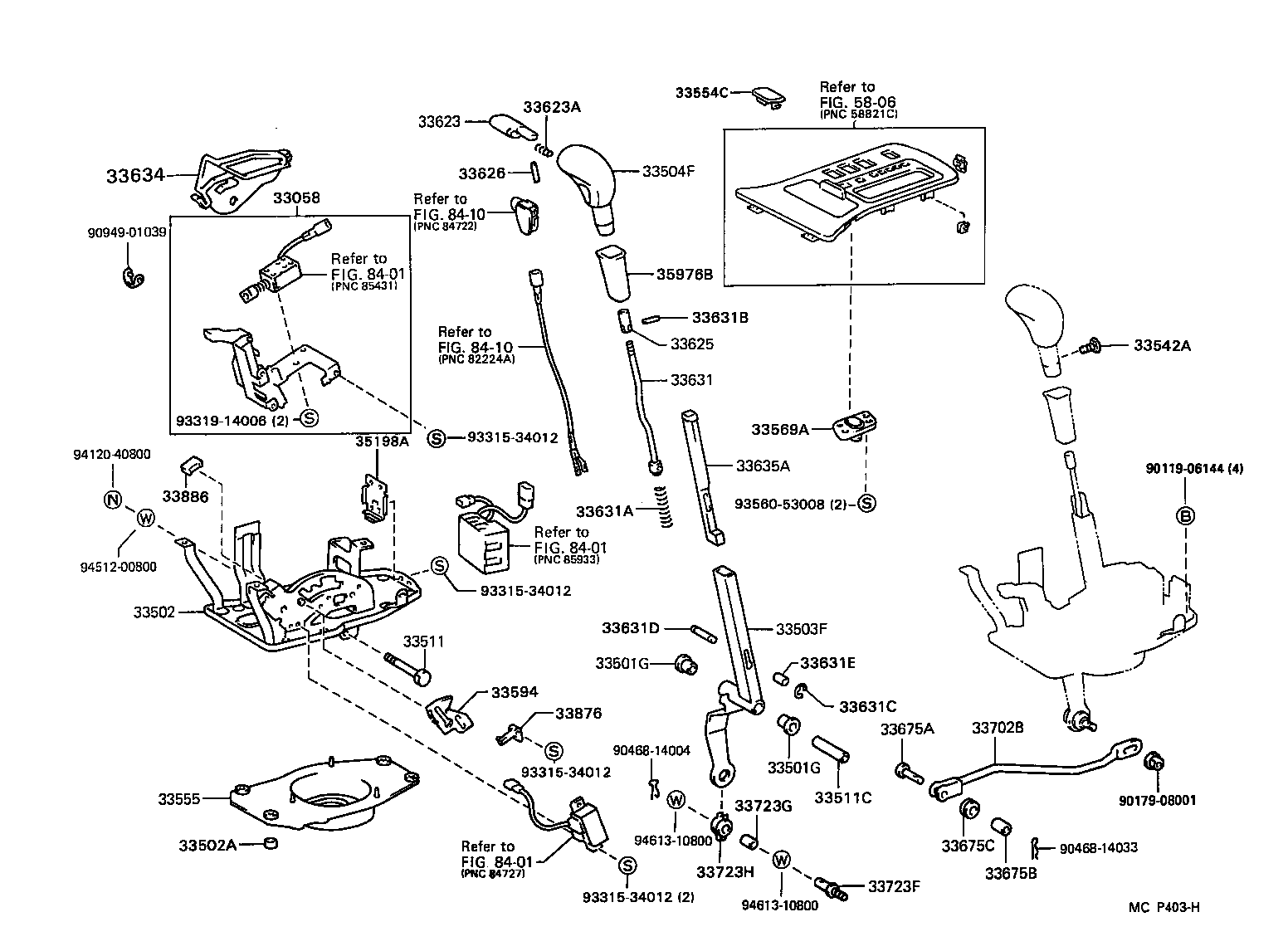  GS300 |  SHIFT LEVER RETAINER