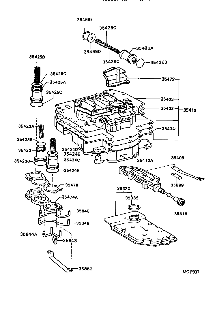  CELICA |  VALVE BODY OIL STRAINER ATM