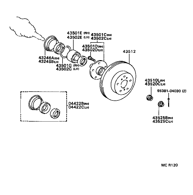  CELICA |  FRONT AXLE HUB