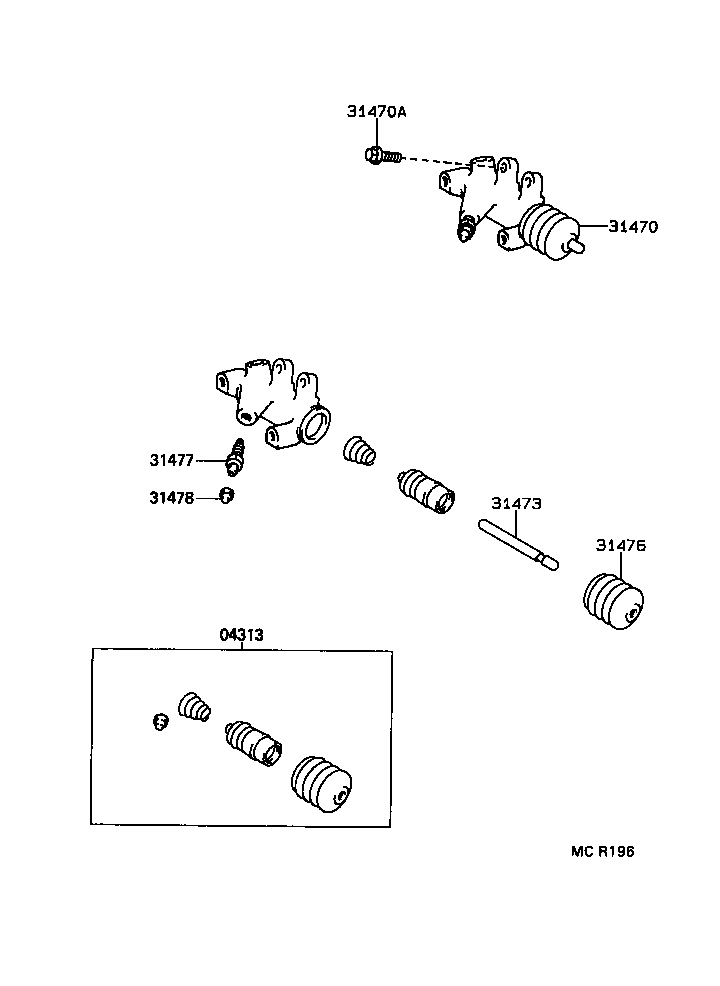  CELICA |  CLUTCH RELEASE CYLINDER