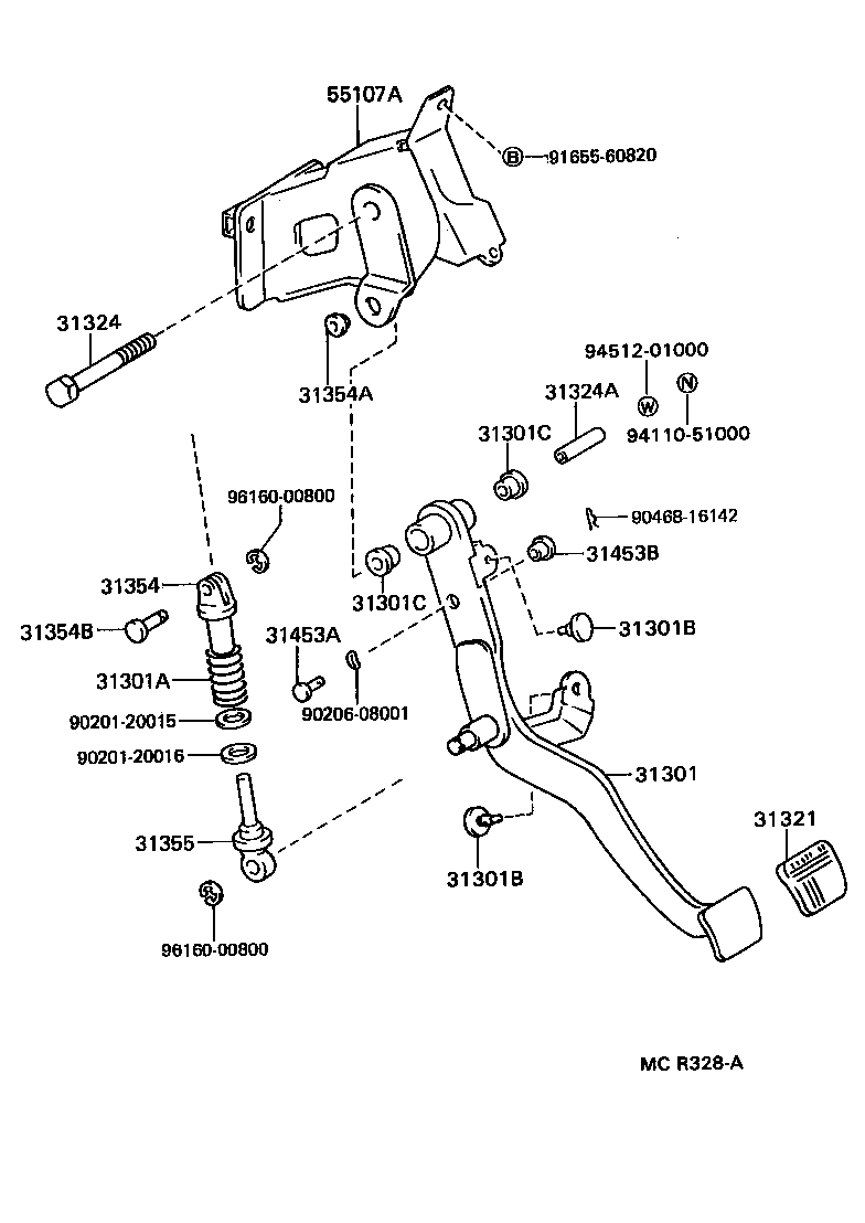  SUPRA |  CLUTCH PEDAL FLEXIBLE HOSE