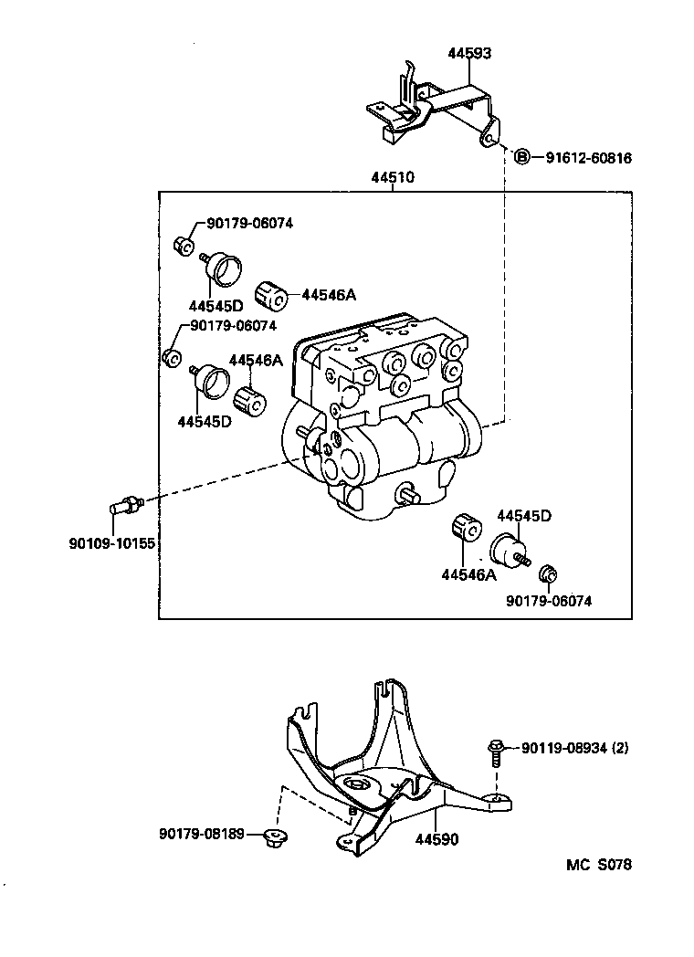  TERCEL |  BRAKE TUBE CLAMP