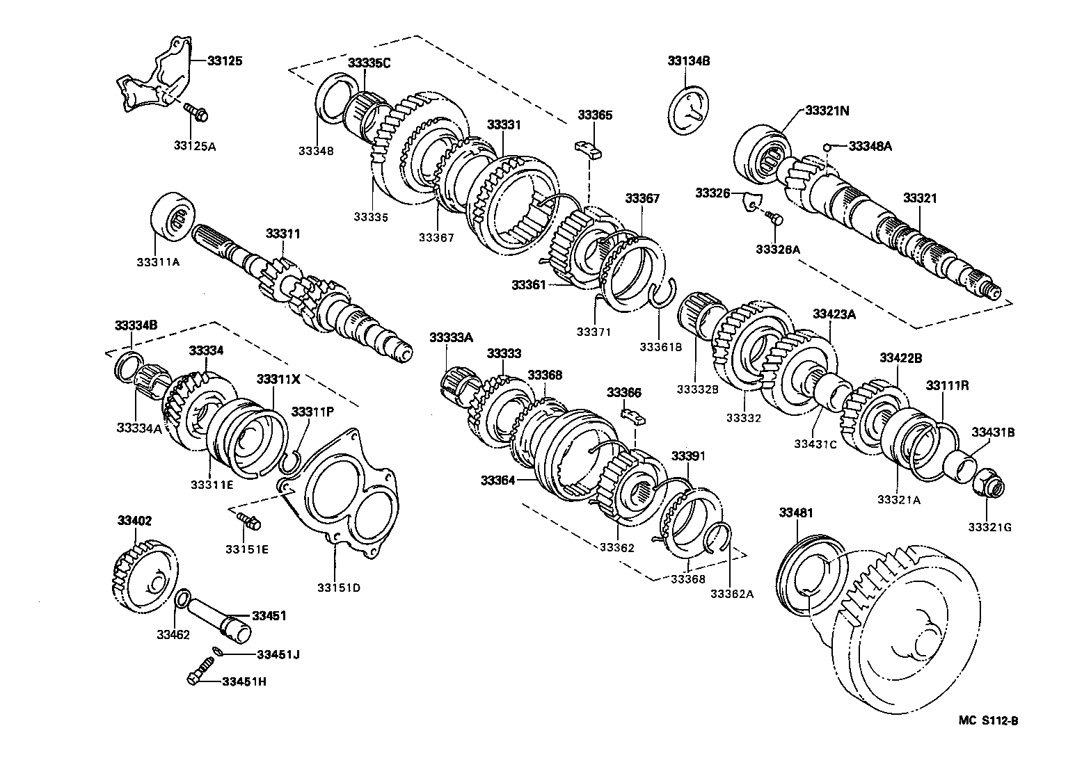  TERCEL |  TRANSMISSION GEAR MTM