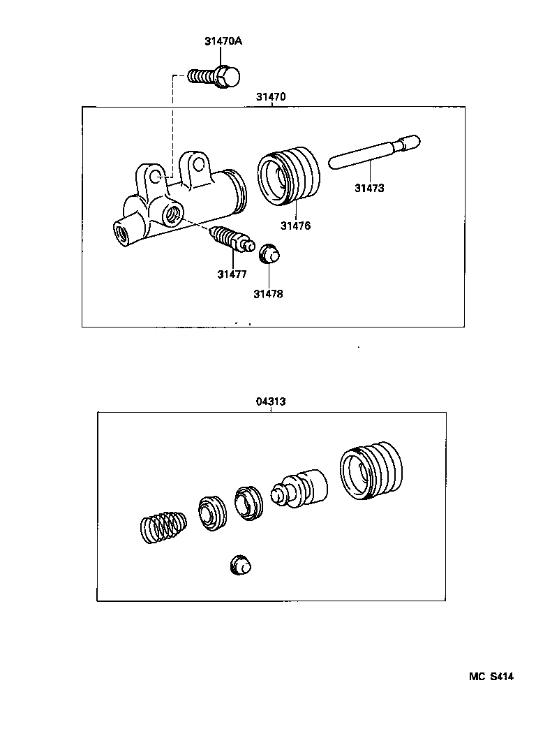  TACOMA |  CLUTCH RELEASE CYLINDER