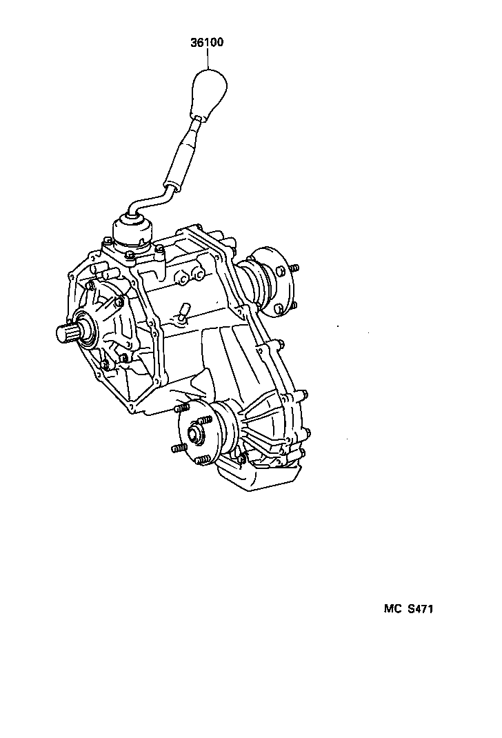  TACOMA |  TRANSFER ASSEMBLY GASKET KIT