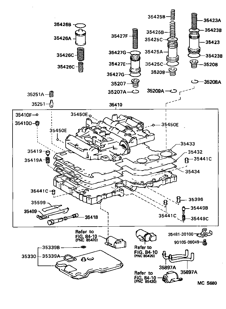  4RUNNER |  VALVE BODY OIL STRAINER ATM