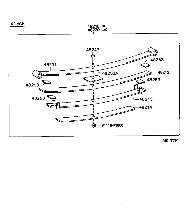  T100 |  REAR SPRING SHOCK ABSORBER