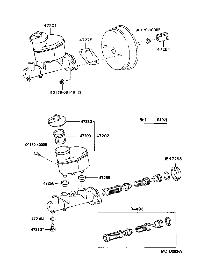  CELICA |  BRAKE MASTER CYLINDER