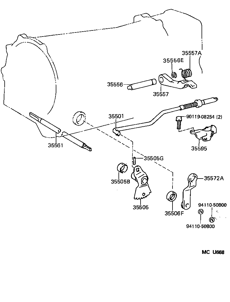  LX450 |  THROTTLE LINK VALVE LEVER ATM
