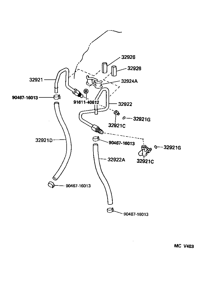 ES300 |  OIL COOLER TUBE ATM