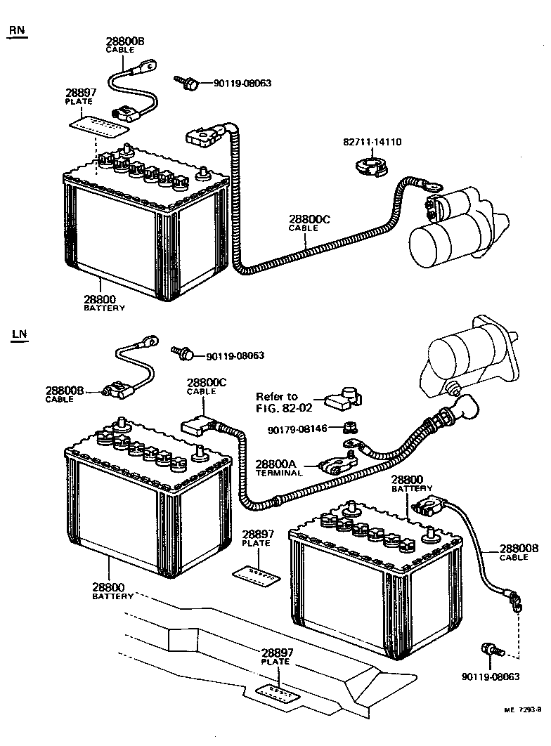  PICKUP |  BATTERY BATTERY CABLE