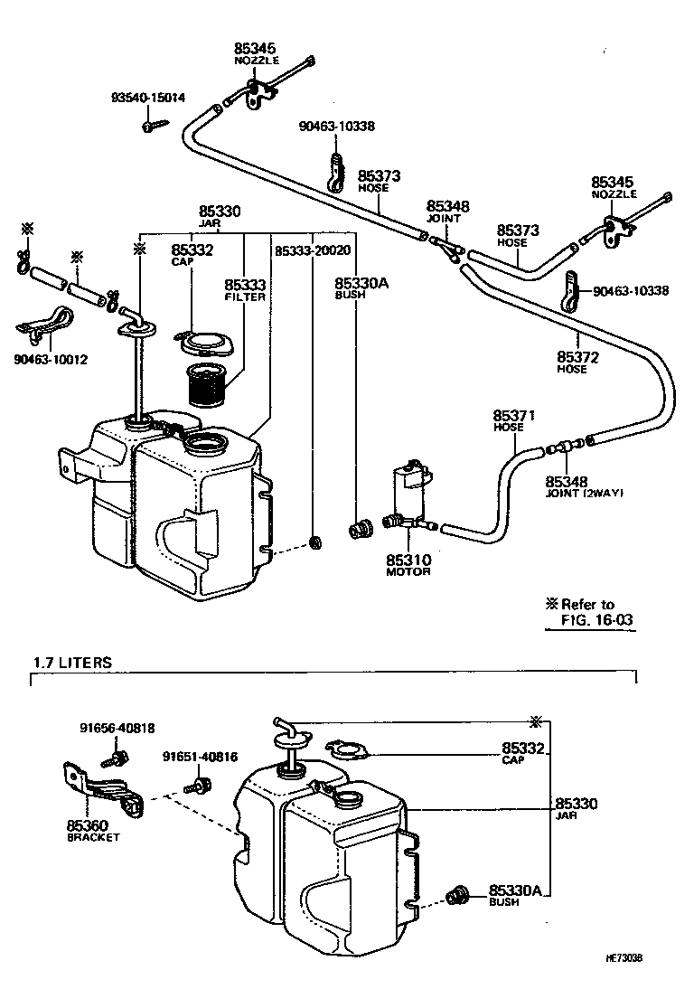  PICKUP |  WINDSHIELD WASHER