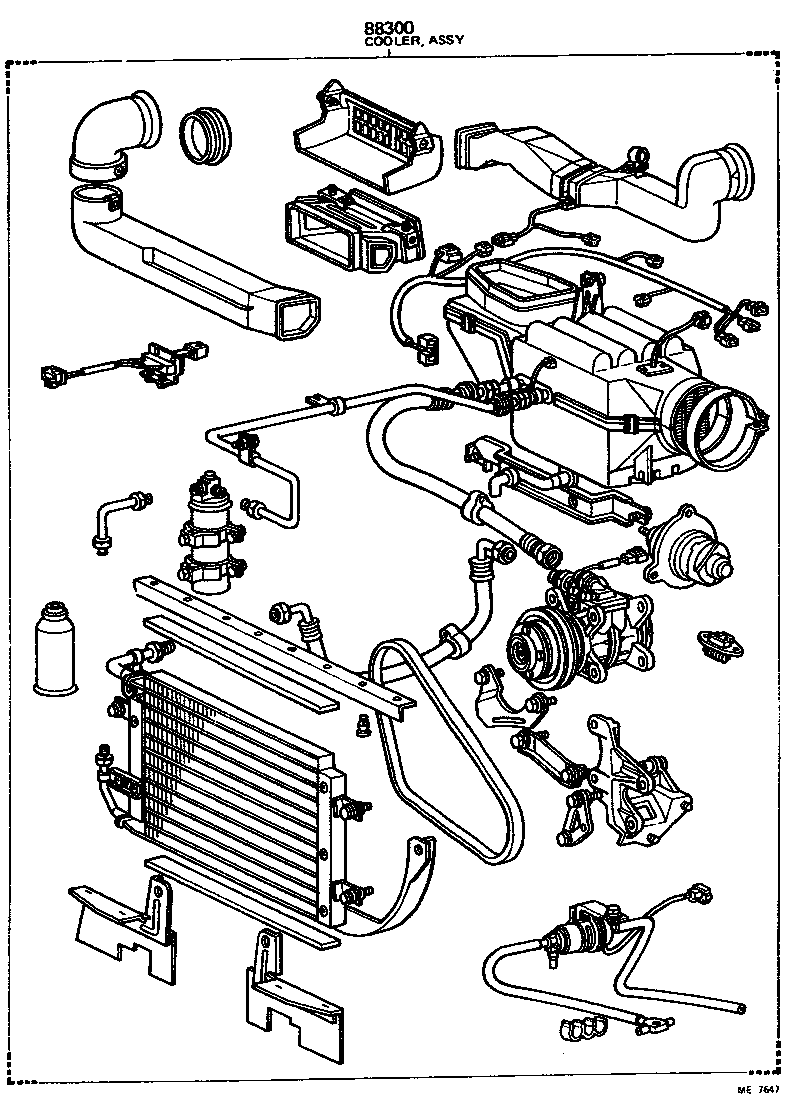  PICKUP |  HEATING AIR CONDITIONING SET