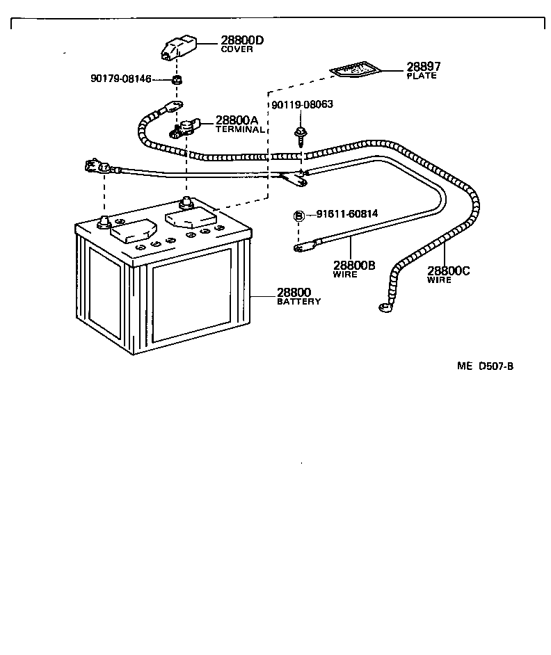  VAN |  BATTERY BATTERY CABLE