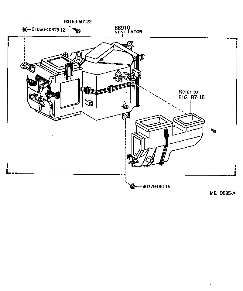  VAN |  HEATING AIR CONDITIONING HEATER UNIT BLOWER