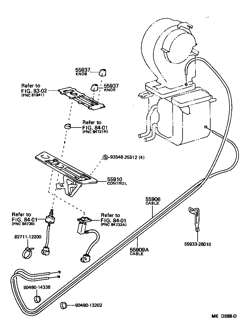  VAN |  HEATING AIR CONDITIONING CONTROL AIR DUCT