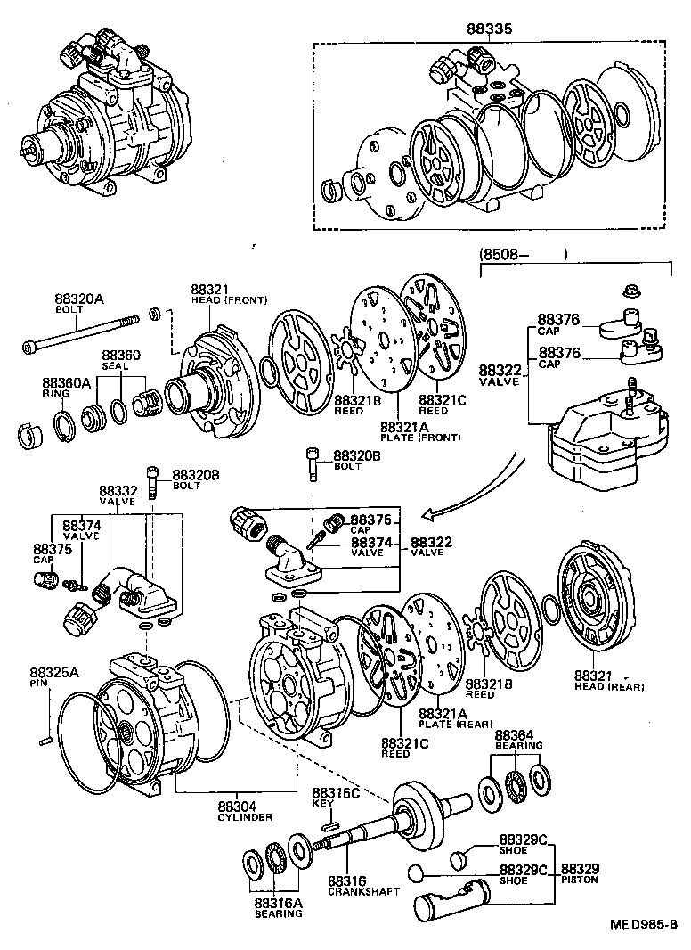  VAN |  HEATING AIR CONDITIONING COMPRESSOR