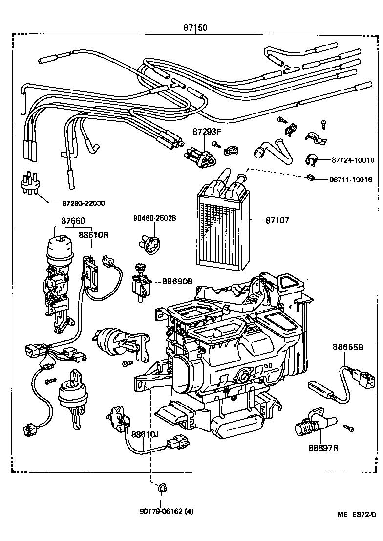  CRESSIDA |  HEATING AIR CONDITIONING HEATER UNIT BLOWER