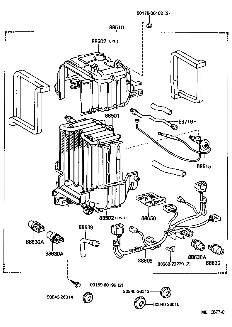  CRESSIDA |  HEATING AIR CONDITIONING COOLER UNIT