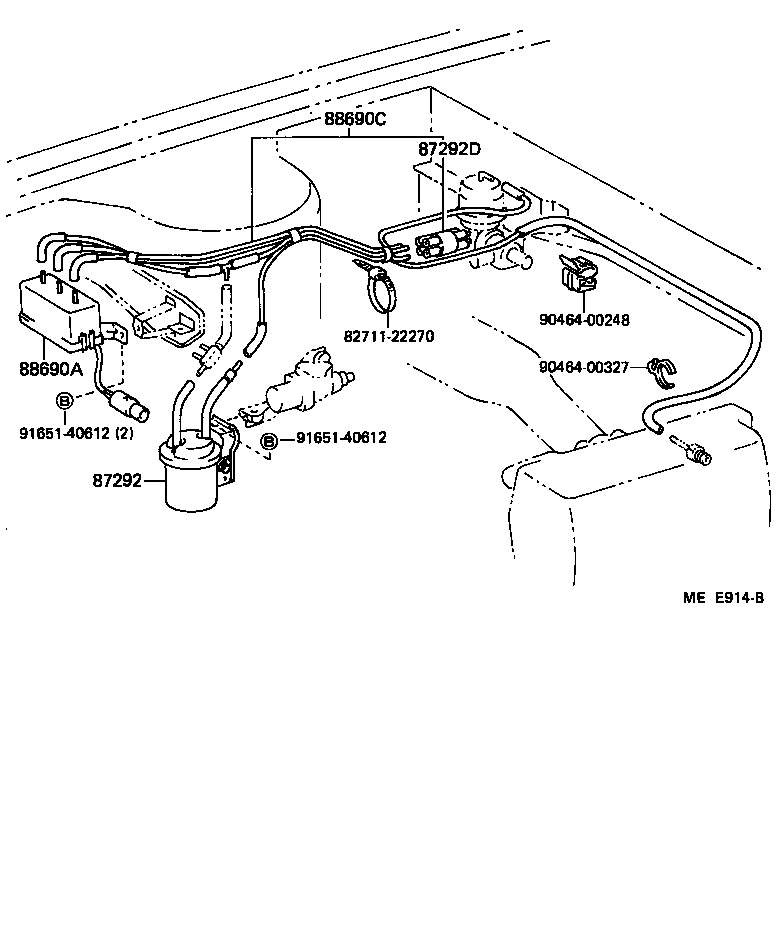  CRESSIDA |  HEATING AIR CONDITIONING VACUUM PIPING