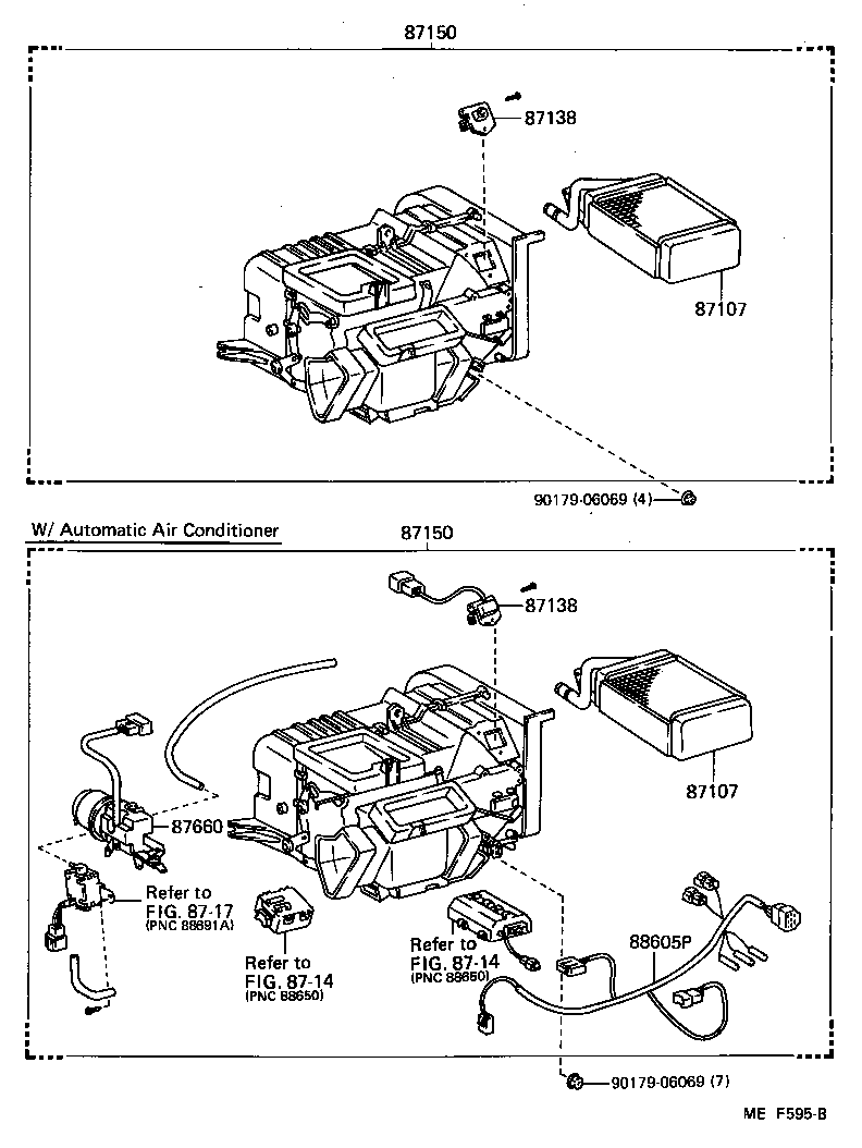  MR2 |  HEATING AIR CONDITIONING HEATER UNIT BLOWER