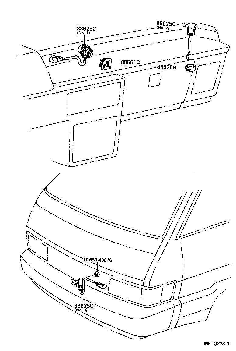  VAN |  HEATING AIR CONDITIONING CONTROL AIR DUCT
