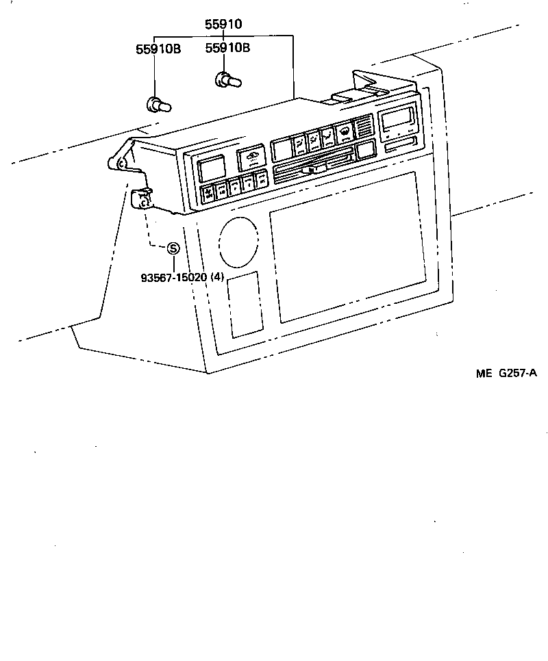  CELICA |  HEATING AIR CONDITIONING CONTROL AIR DUCT