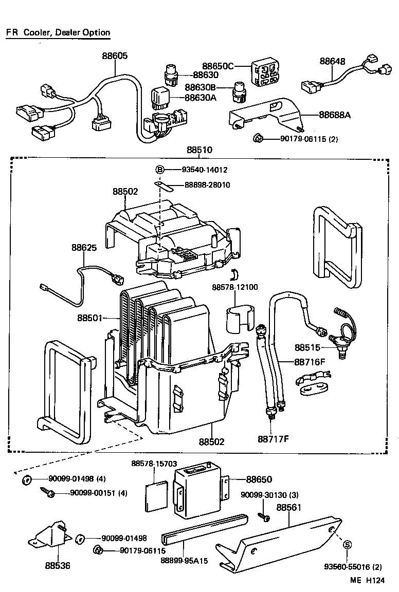 VAN |  HEATING AIR CONDITIONING COOLER UNIT