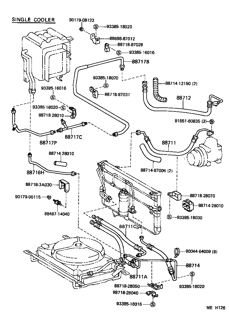  VAN |  HEATING AIR CONDITIONING COOLER PIPING