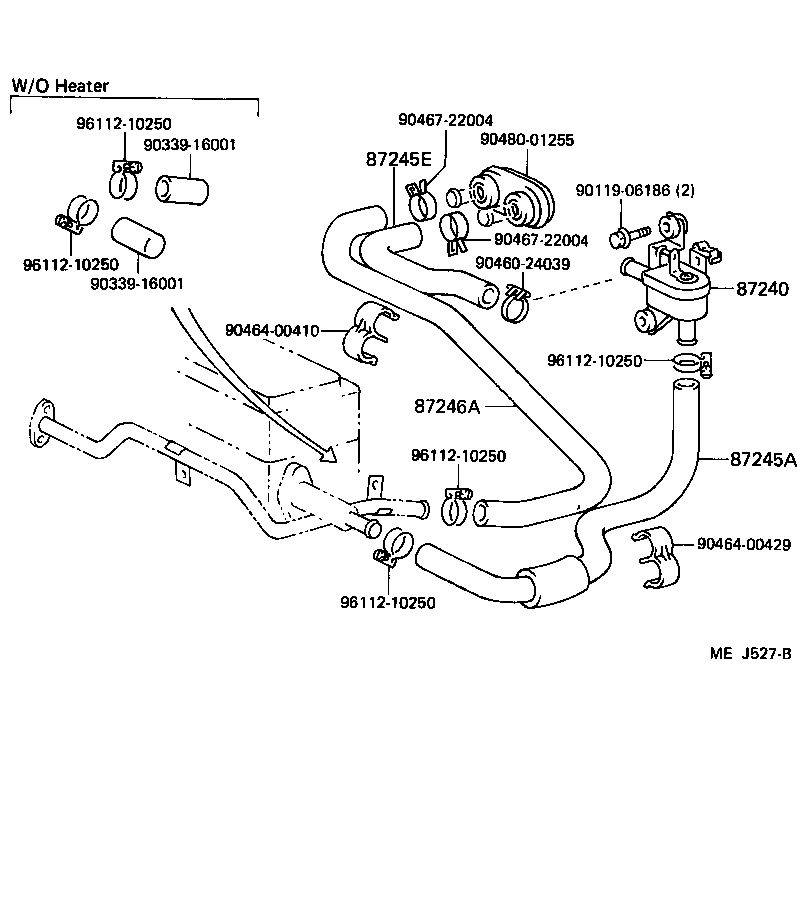 CELICA |  HEATING AIR CONDITIONING WATER PIPING