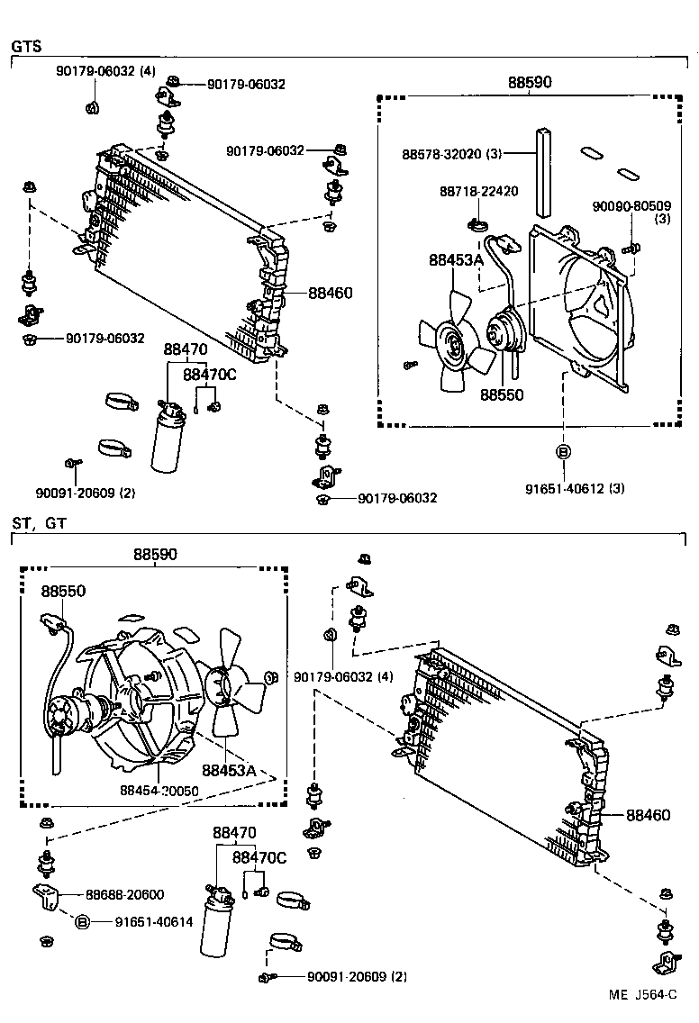  CELICA |  HEATING AIR CONDITIONING COOLER PIPING